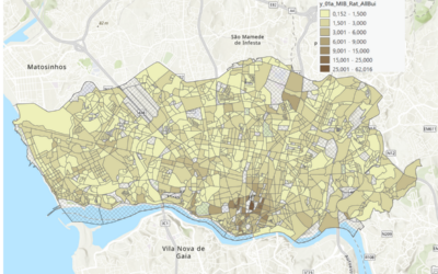 Mapping material intensities at neighborhood scale